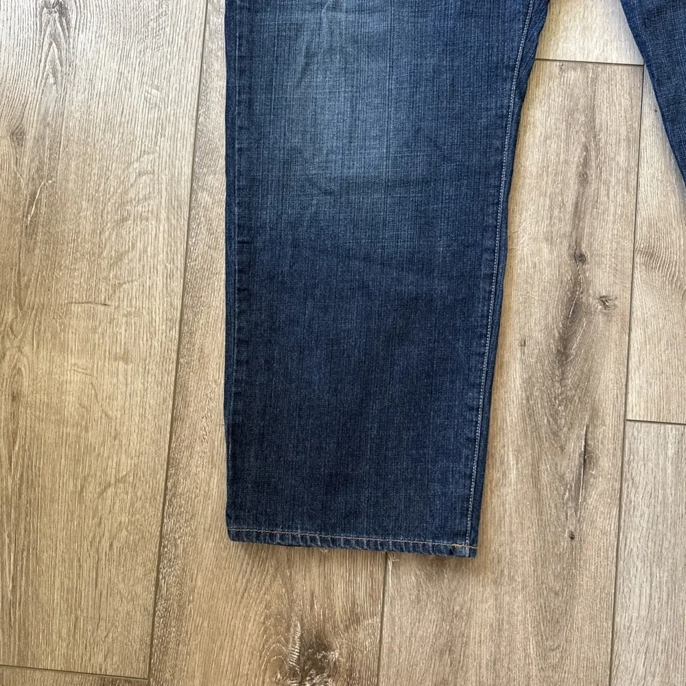 Lucky Brand Mens 40 X 30 Straight Leg 165 Short Inseam Blue Jeans Zip Front #433
